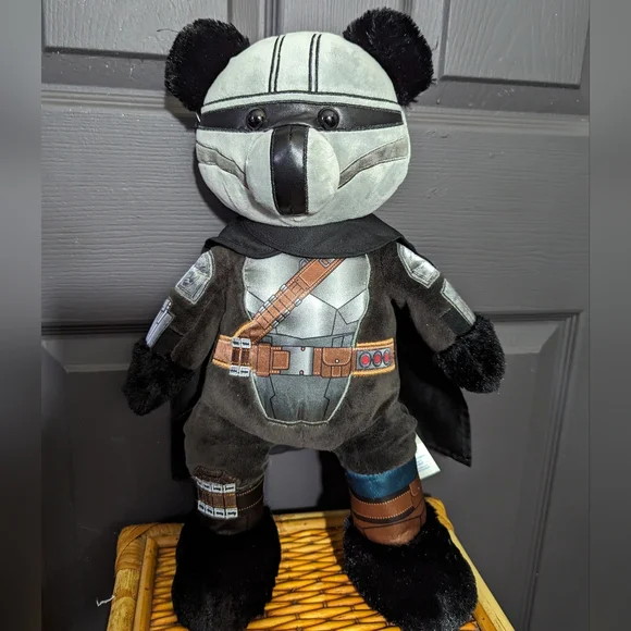 BUILD-A-BEAR STAR WARS x BAB Mandalorian Mando Teddy Plush Animal Toy